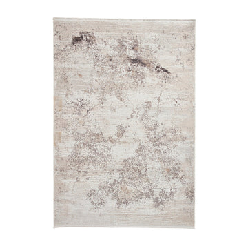 Bellagio 2790 Modern Abstract Marbled Distressed Metallic Shimmer Soft Textured Ultra High-Density Low Profile Short Pile Beige Rug-Think Rugs-Rug Love - The Most Loved Rug Store